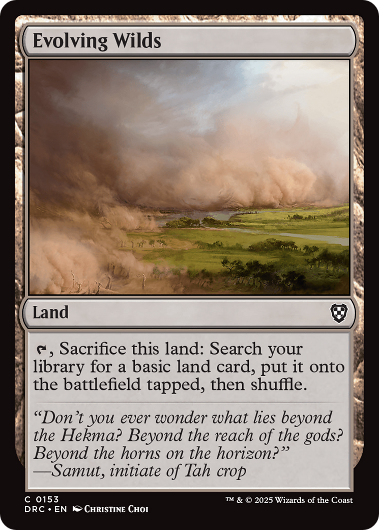 Evolving Wilds (0153) (DRC-153) - Commander: Aetherdrift