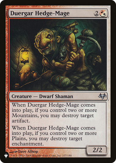 Duergar Hedge-Mage (LIST-137/180) - The List