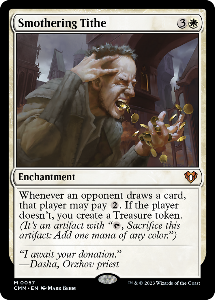 Smothering Tithe (CMM-057) - Commander Masters Foil