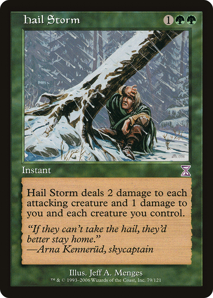Hail Storm (TSB-079) - Time Spiral Timeshifted Foil
