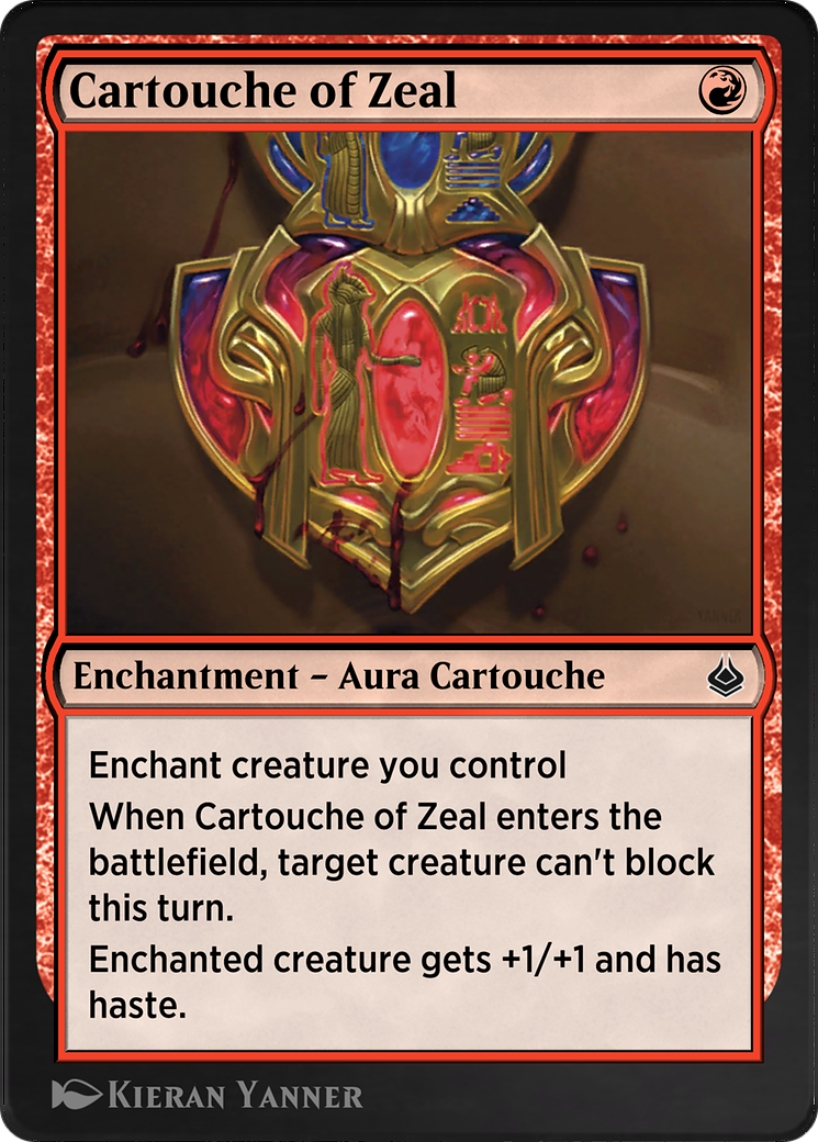 Cartouche of Zeal (AKR-145) - Amonkhet Remastered