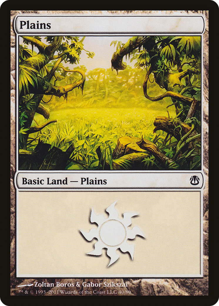Plains (40) (DDH-040) - Duel Decks: Ajani vs. Nicol Bolas