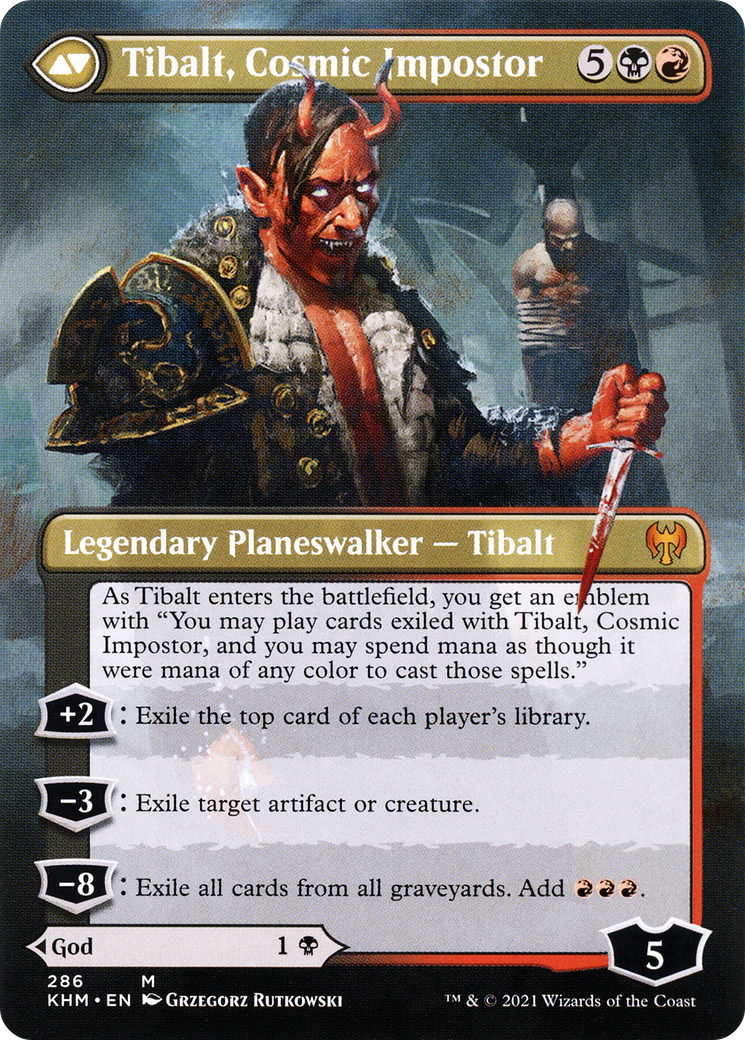 Valki, God of Lies (Borderless) (KHM-286) - Kaldheim (Borderless)