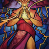 Najal, the Storm Runner // Najal, the Storm Runner (ADMU-074) - Dominaria United Art Series (Borderless) Foil