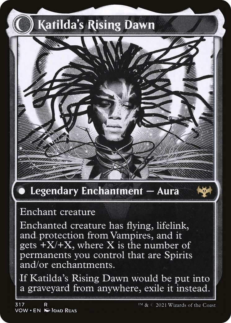 Katilda, Dawnhart Martyr (Showcase) (VOW-317) - Innistrad: Crimson Vow: (Showcase, Double Faced Transform)