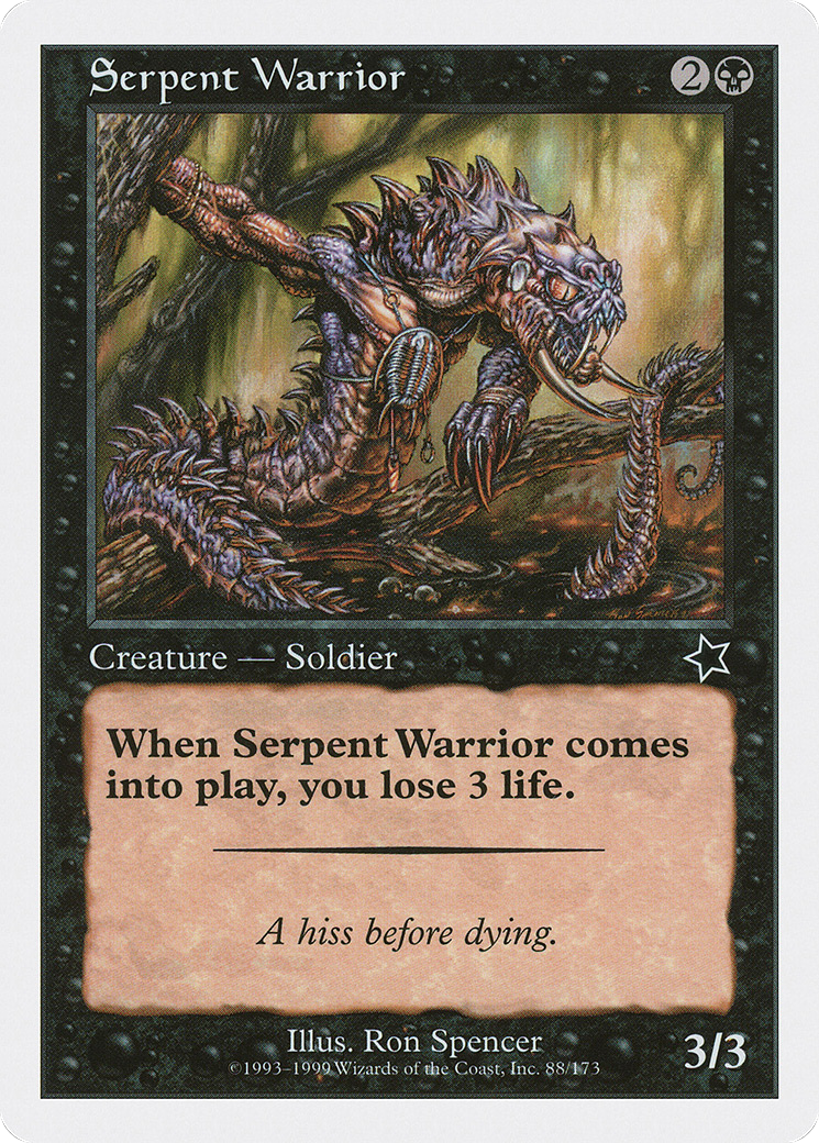 Serpent Warrior (S99-088) - Starter 1999