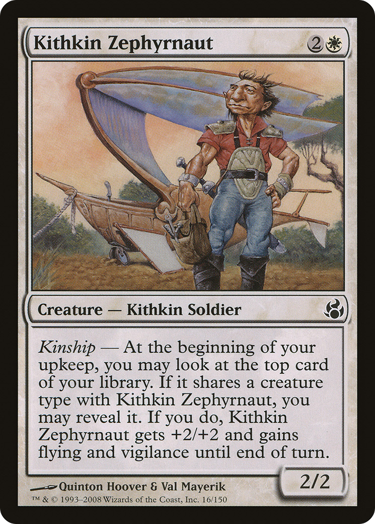 Kithkin Zephyrnaut (MOR-016) - Morningtide Foil