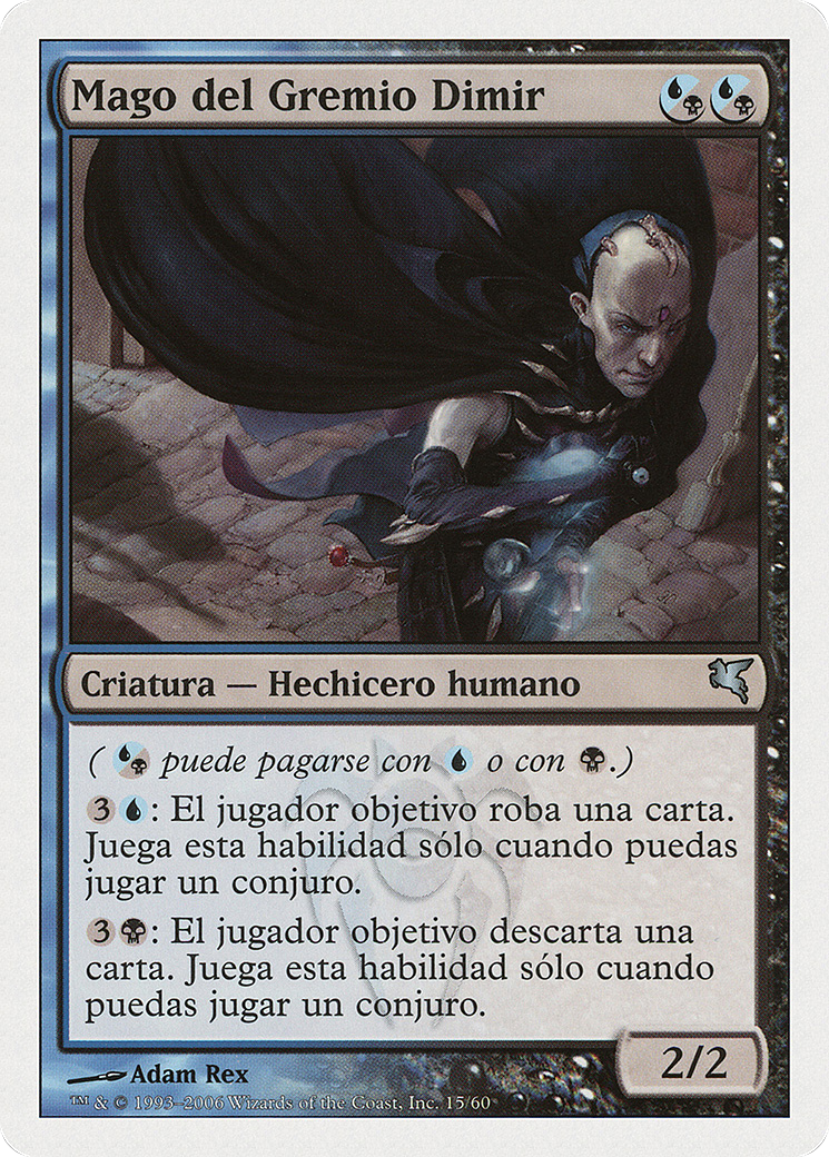 Dimir Guildmage (French) - "Ghildmage de Dimir" (PSAL-H15) - Salvat 2005