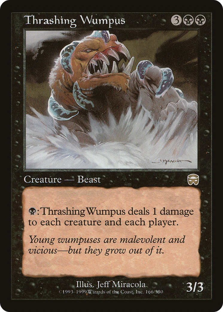 Thrashing Wumpus (MMQ-166) - Mercadian Masques