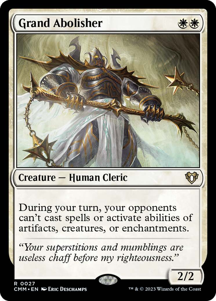 Grand Abolisher (CMM-027) - Commander Masters