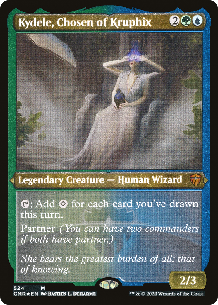 Kydele, Chosen of Kruphix (Foil Etched) (CMR-524) - Commander Legends Foil