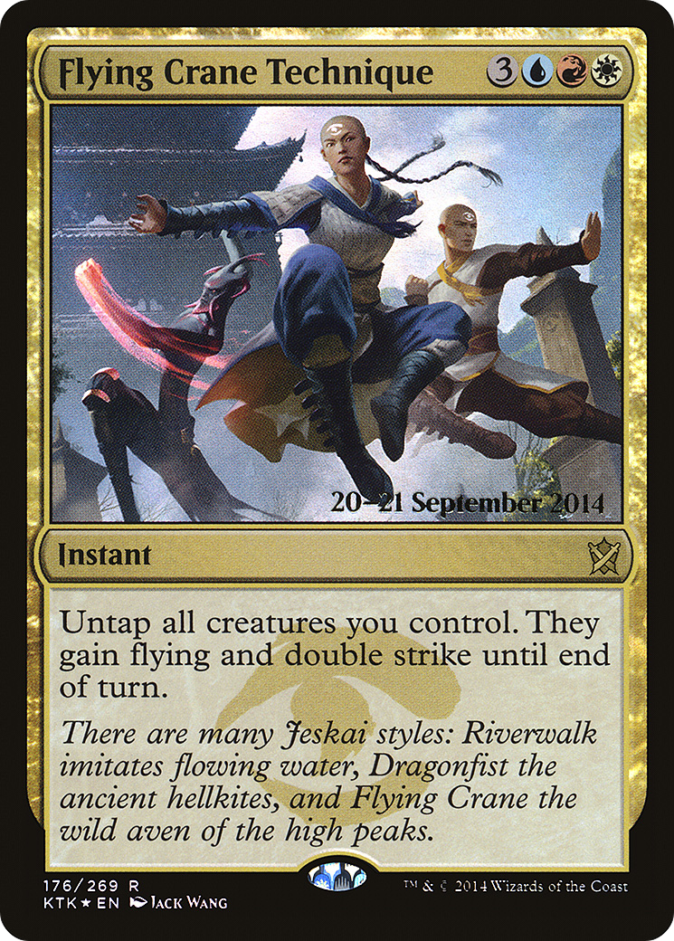 Flying Crane Technique (PRE-176) - Khans of Tarkir Promos Foil