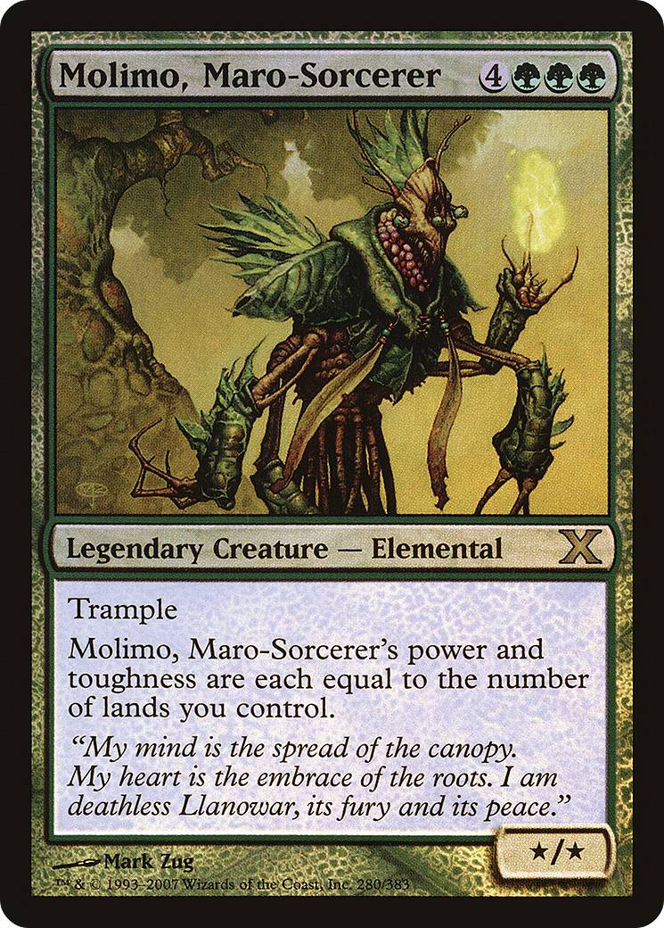 Molimo, Maro-Sorcerer (10E-280★) - Tenth Edition Foil