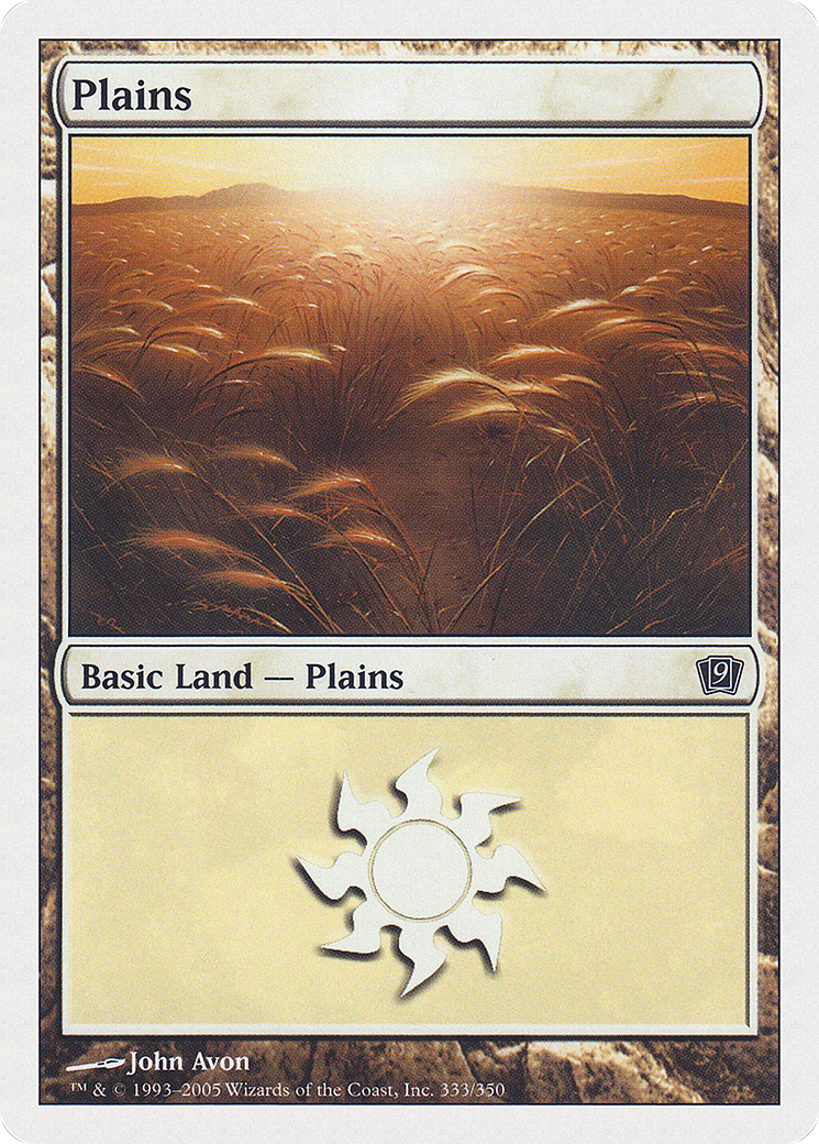 Plains (333) (9ED-333) - 9th Edition