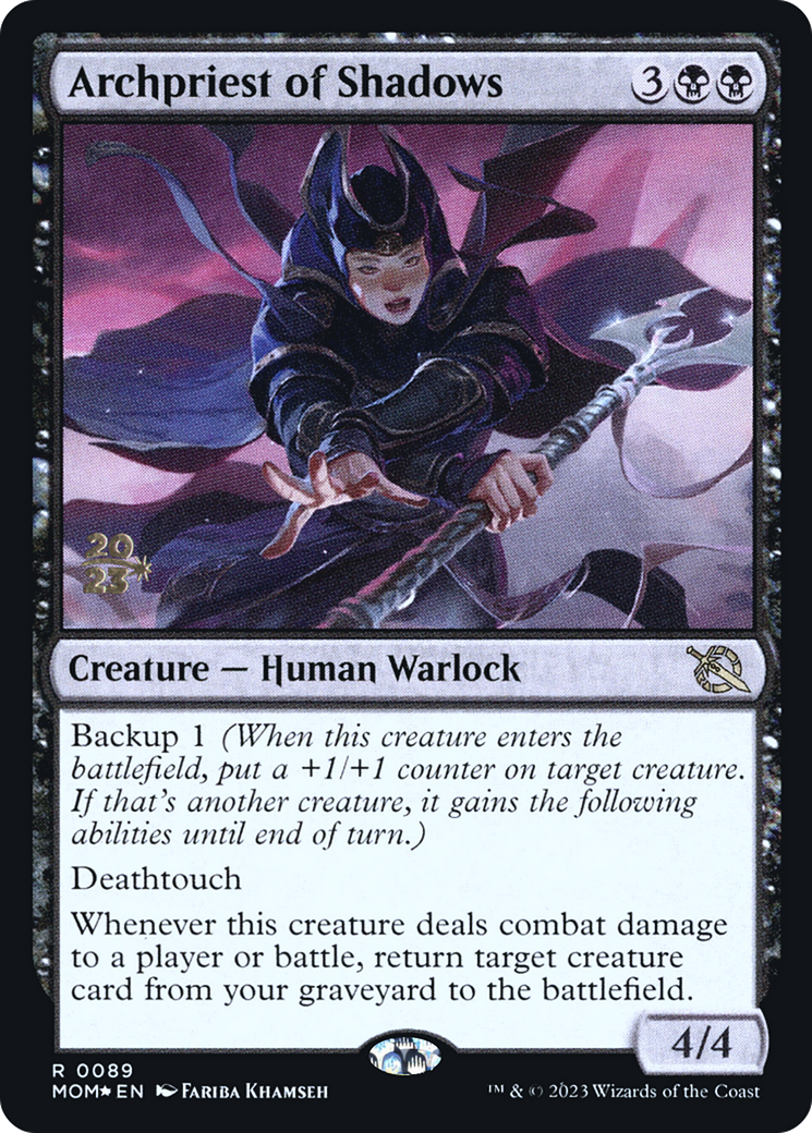 Archpriest of Shadows (PRE-089) - March of the Machine Promos Foil