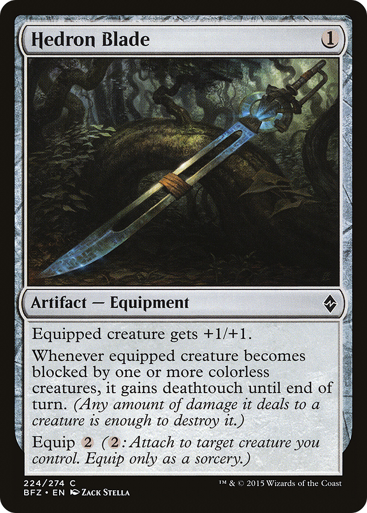 Hedron Blade (BFZ-224) - Battle for Zendikar