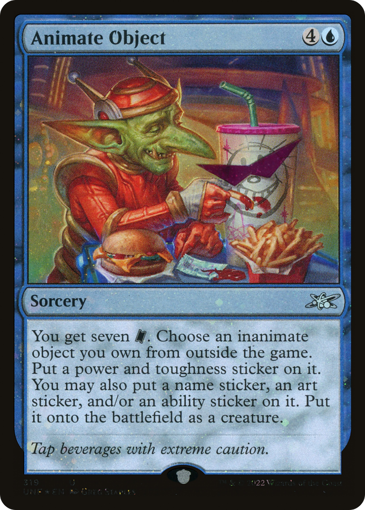 Animate Object (Galaxy Foil) (UNF-319) - Unfinity Foil