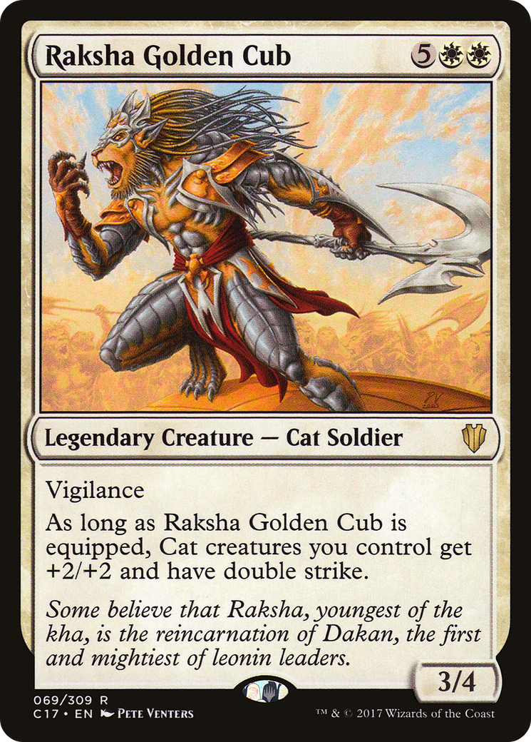 Raksha Golden Cub (C17-069) - Commander 2017