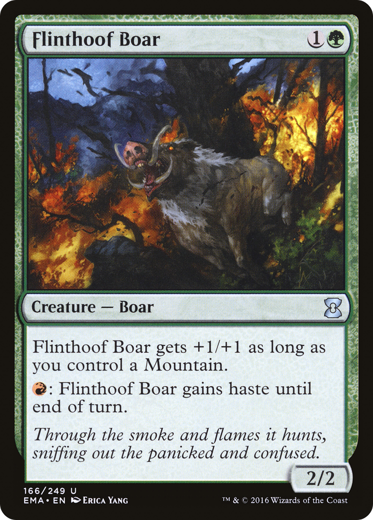 Flinthoof Boar (EMA-166) - Eternal Masters Foil