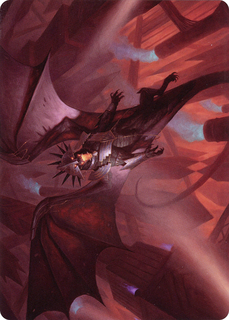 Ziatora, the Incinerator // Ziatora, the Incinerator (ASNC-033) - New Capenna Art Series (Borderless) Foil