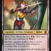 Flamewar, Brash Veteran (BOT-010) - Transformers: (convertdfc) Foil