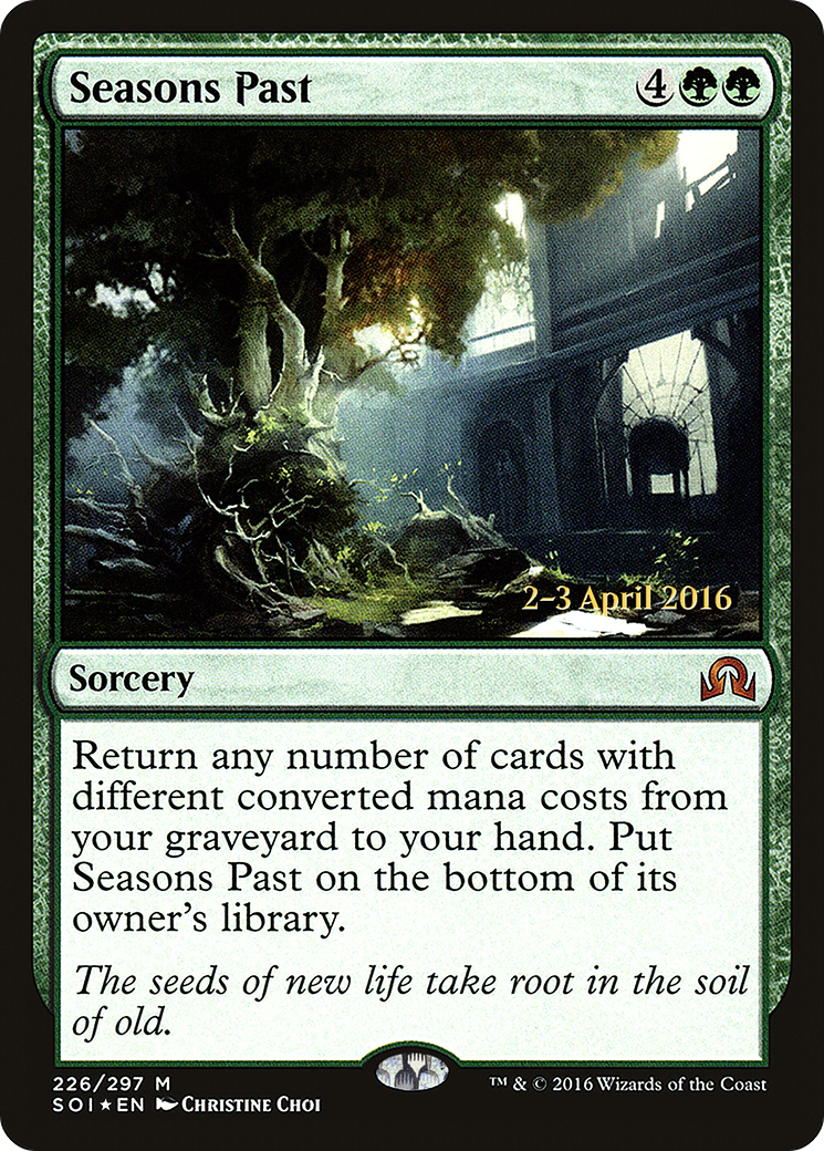 Seasons Past (PRE-226) - Shadows over Innistrad Promos Foil