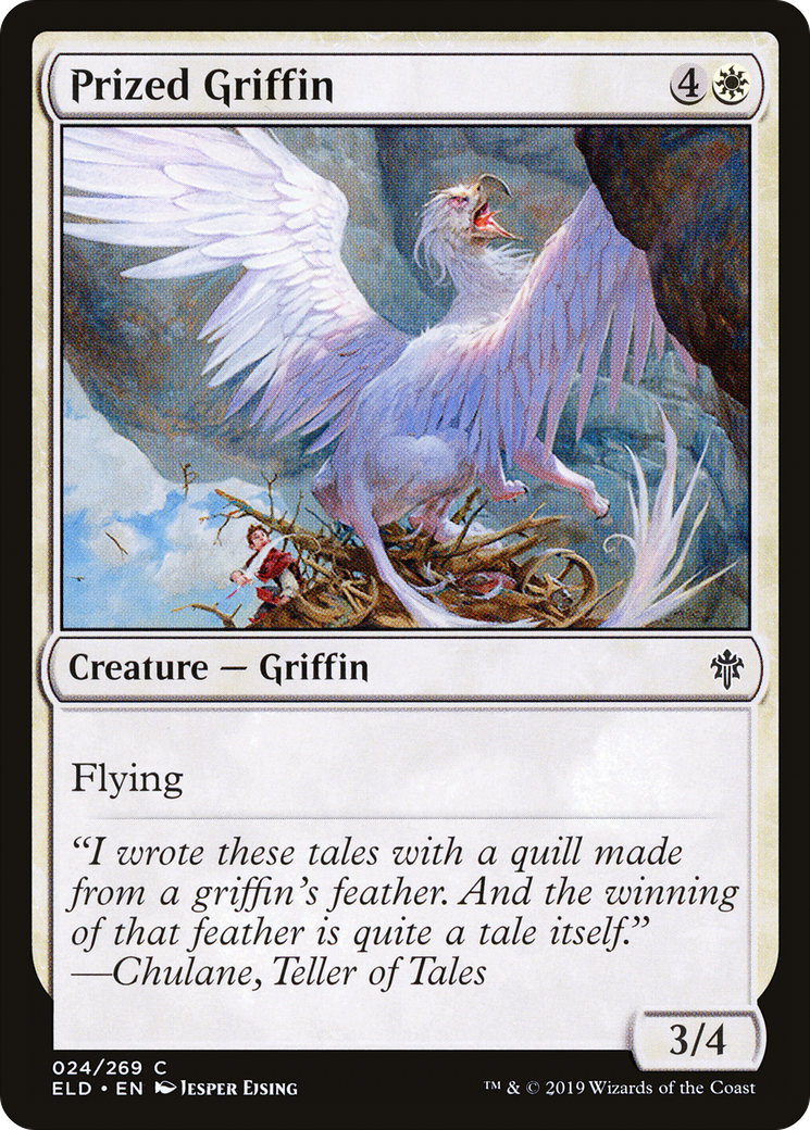 Prized Griffin (ELD-024) - Throne of Eldraine Foil