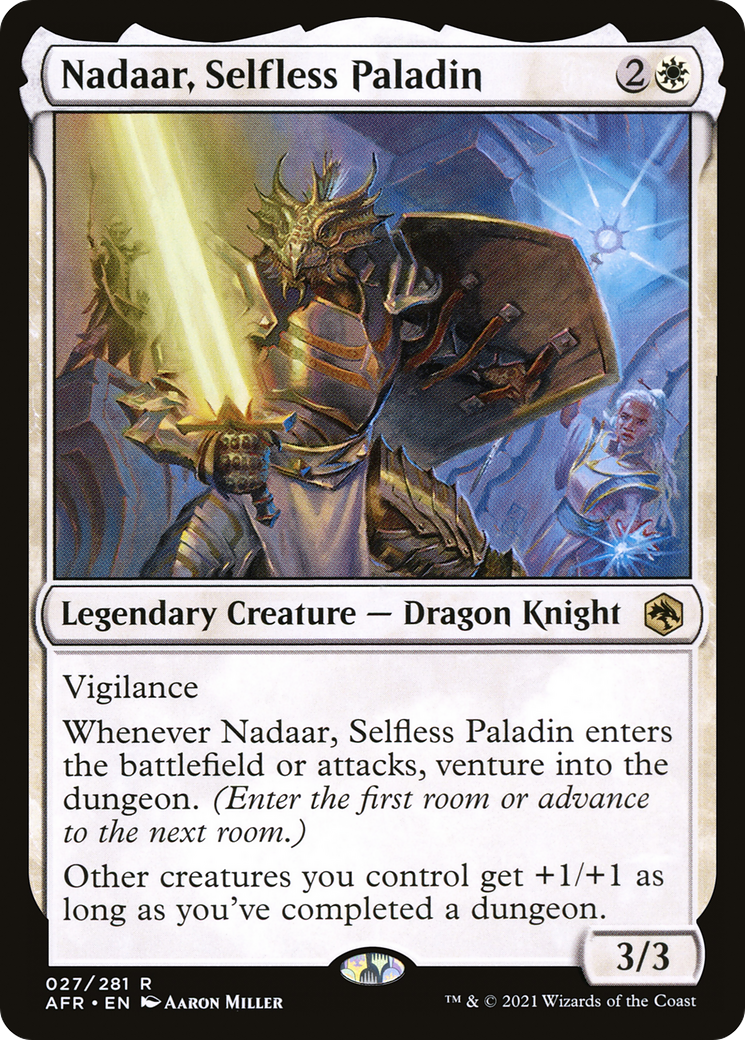 Nadaar, Selfless Paladin (AFR-027) - Adventures in the Forgotten Realms Foil