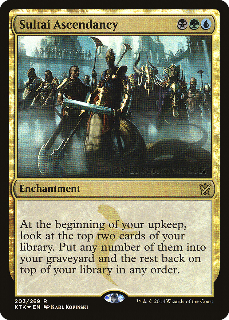 Sultai Ascendancy (PRE-203) - Khans of Tarkir Promos Foil