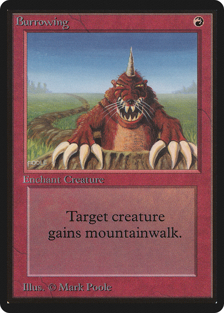 Burrowing (LEB-) - Limited Edition Beta