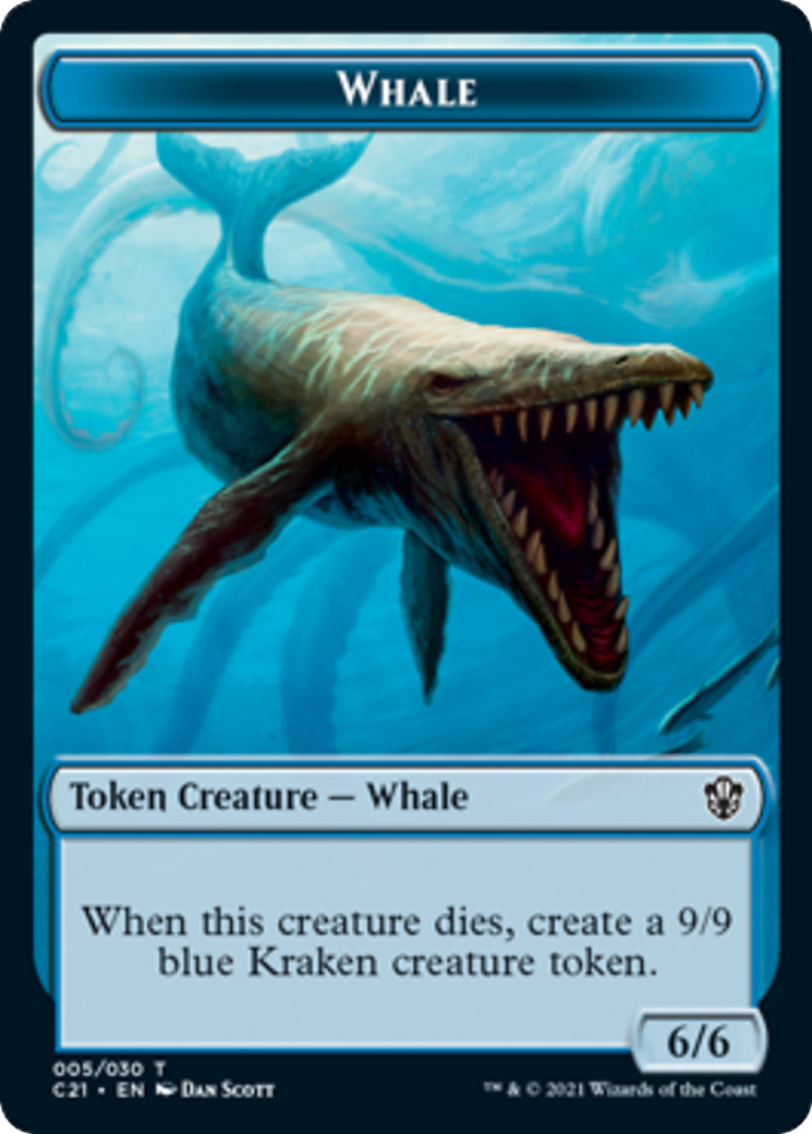 Whale (TC21-005) - Commander 2021 Tokens