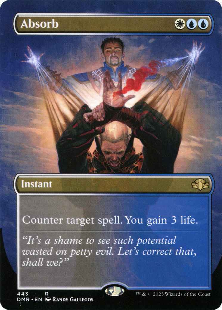 Absorb (Borderless) (DMR-443) - Dominaria Remastered (Borderless)