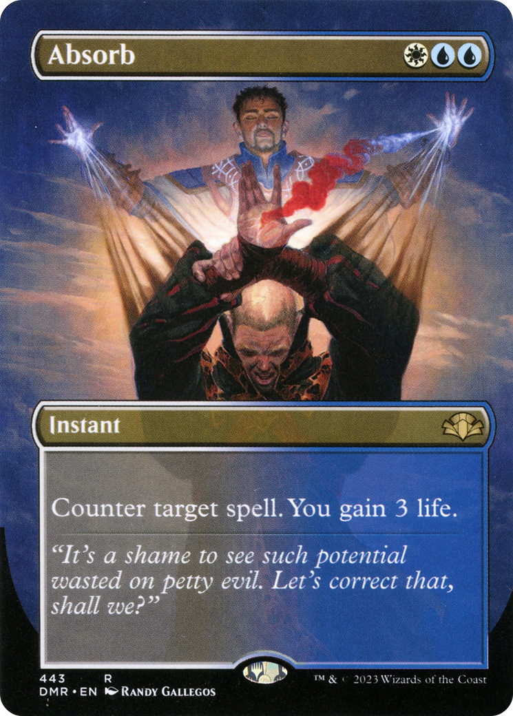 Absorb (Borderless) (DMR-443) - Dominaria Remastered (Borderless) Foil