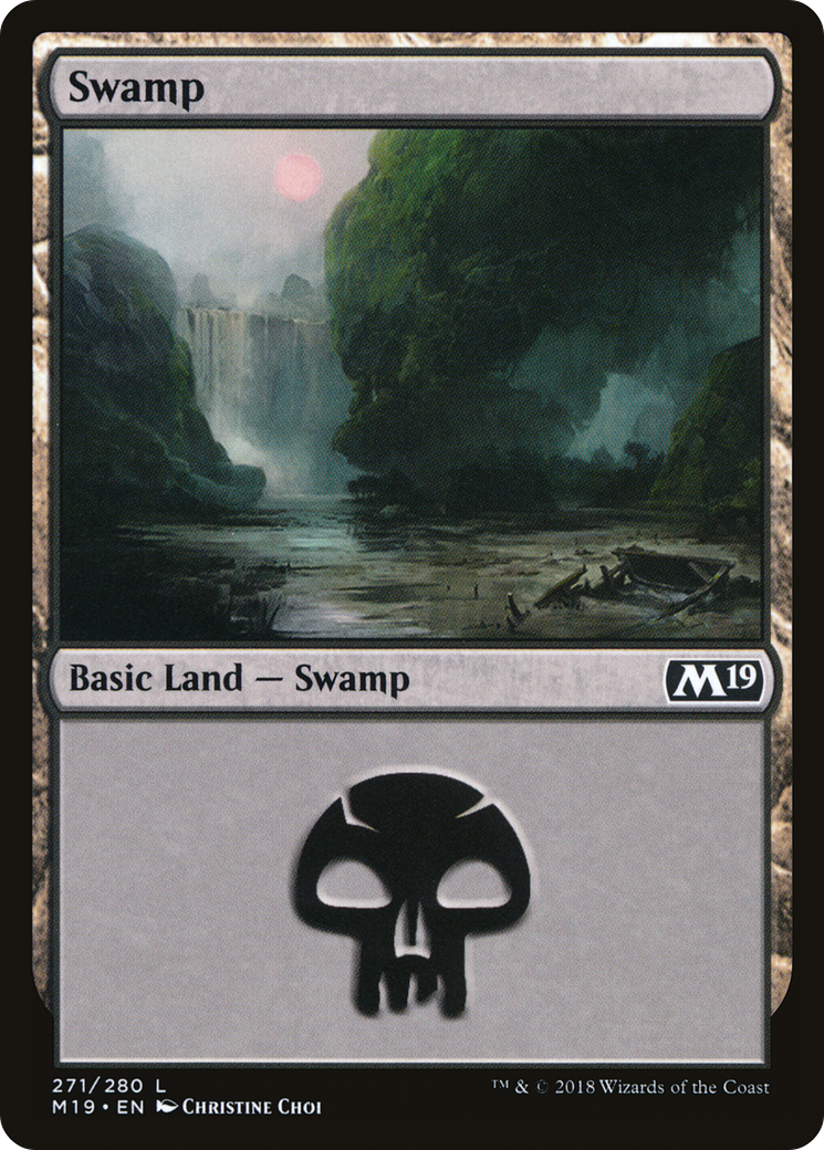Swamp (271) (M19-271) - Core Set 2019 Foil