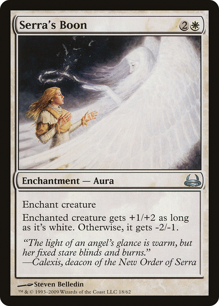 Serra's Boon (DDC-018) - Duel Decks: Divine vs. Demonic