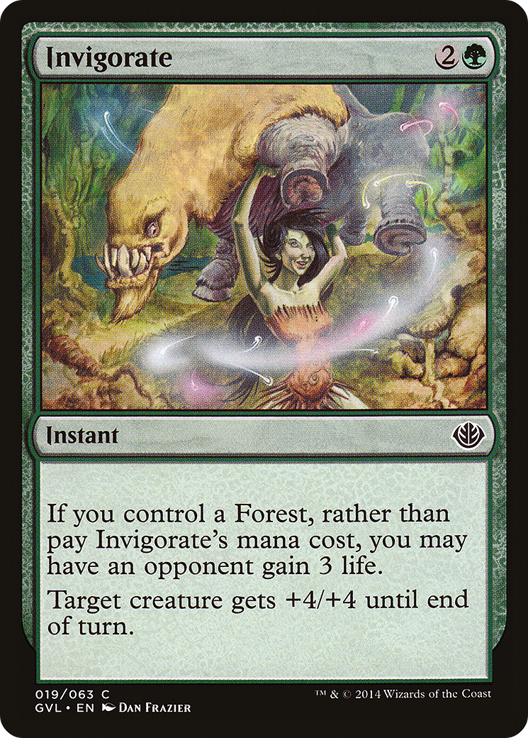 Invigorate (DD3-) - Duel Decks Anthology: Garruk vs. Liliana