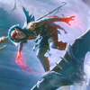 Umara Mystic // Umara Mystic (AZNR-080) - Zendikar Rising Art Series (Borderless)
