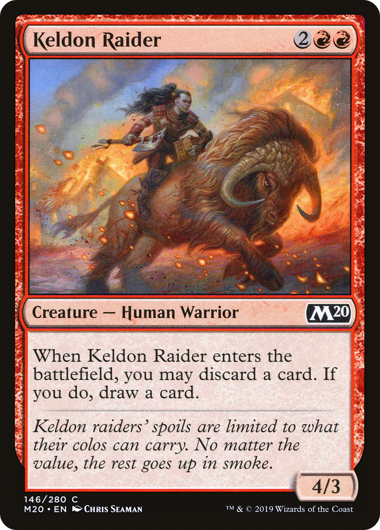Keldon Raider (M20-146) - Core Set 2020 Foil