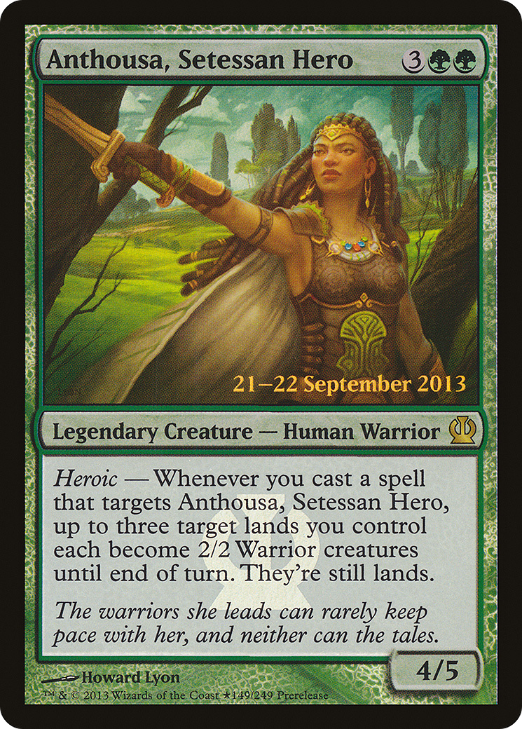Anthousa, Setessan Hero (PRE-149) - Theros Promos Foil
