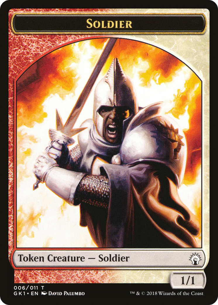 Soldier (002) // Goblin Token (GR1-2 // 4) - GRN Guild Kit Tokens