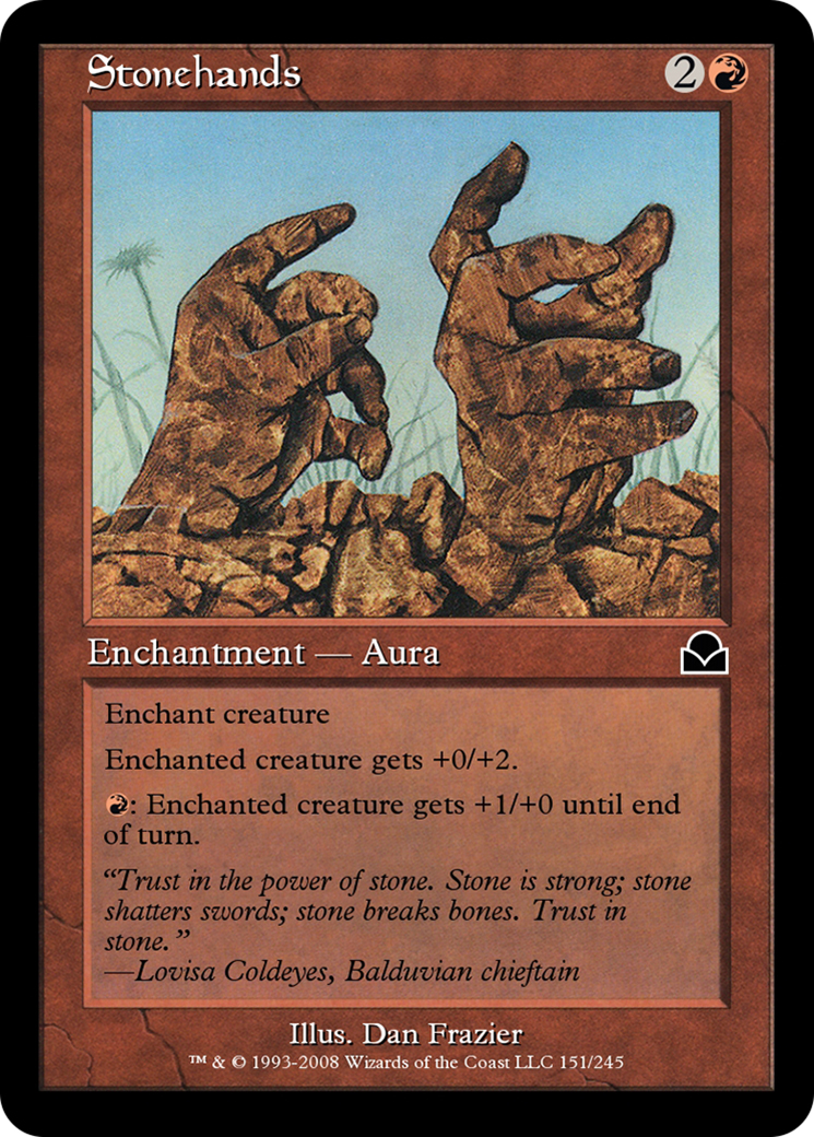 Stonehands (ME2-151) - Masters Edition II Foil