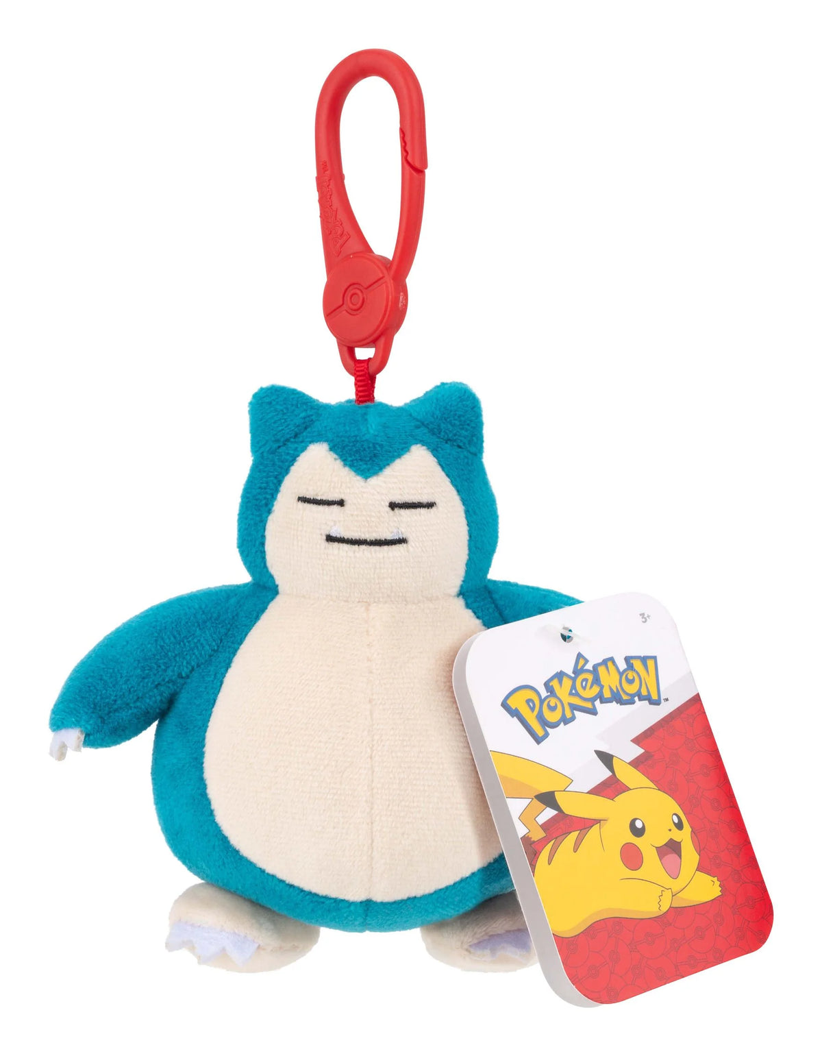 Pokémon Clip On Plush: Snorlax (4 Inch)