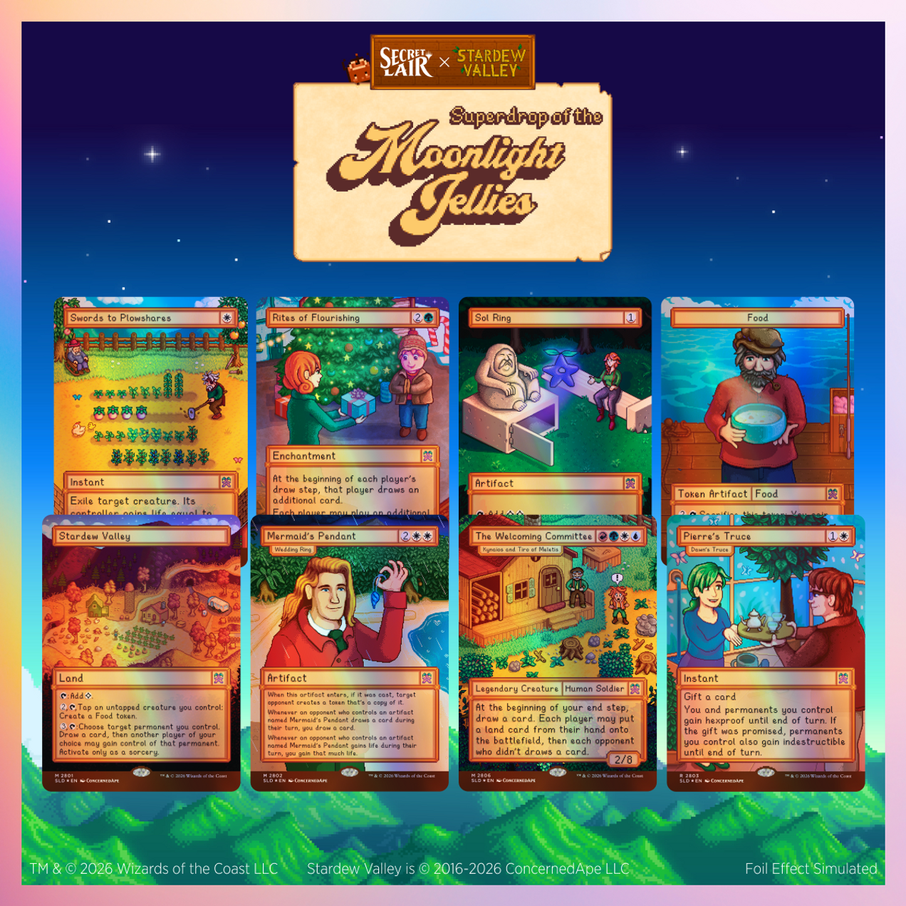Secret Lair x Stardew Valley: Welcome to Stardew Valley Foil Edition