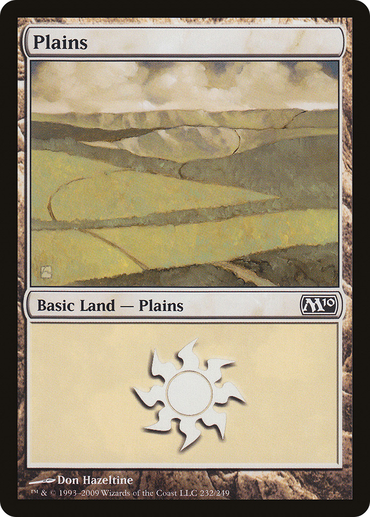 Plains (232) (M10-232) - Magic 2010 Foil