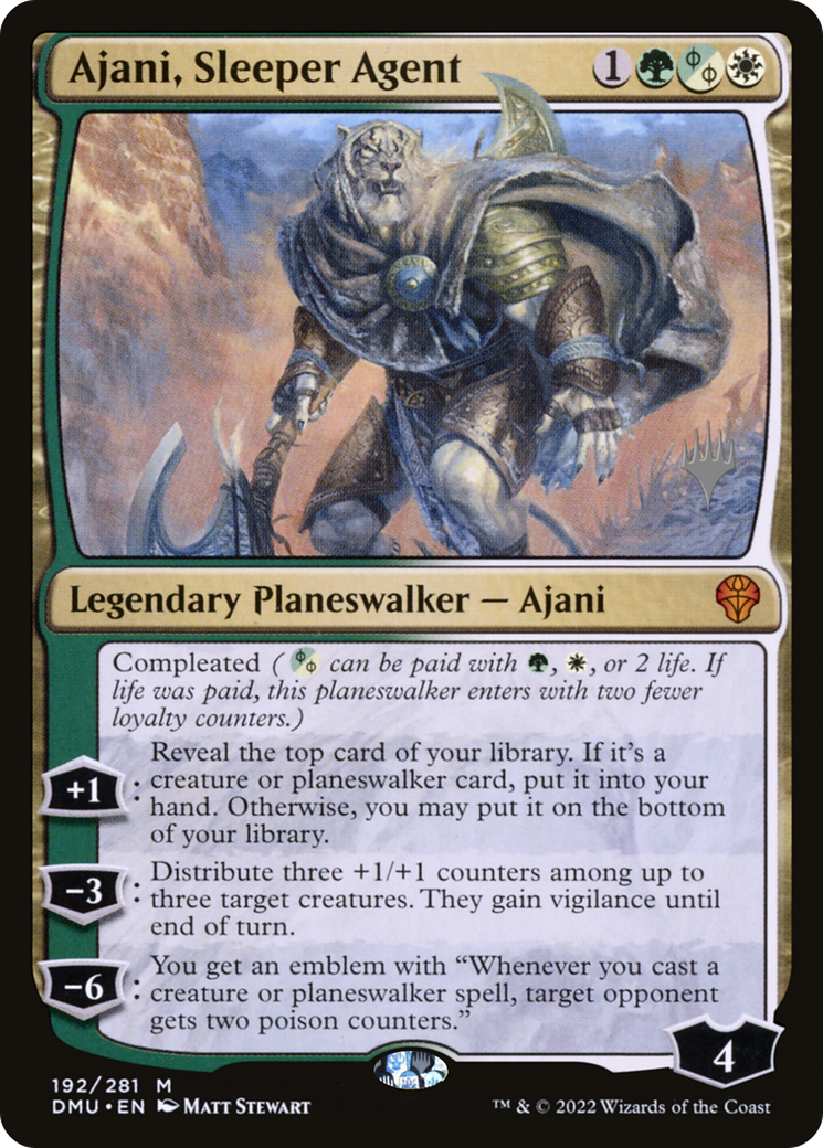 Ajani, Sleeper Agent (PPDMU-192) - Dominaria United Promos