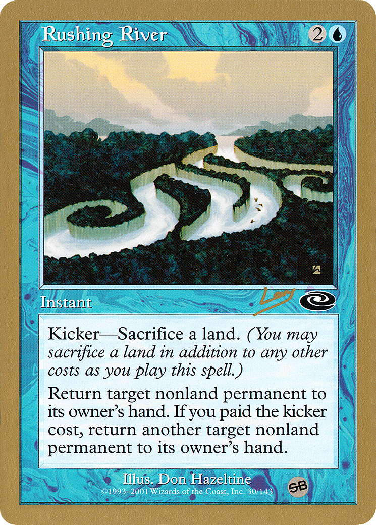 Rushing River - 2002 Raphael Levy (PLS) (SB) (WCD-) - World Championship Decks 2002
