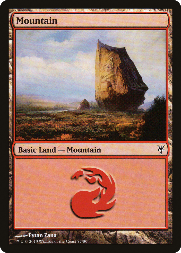 Mountain (77) (DDK-077) - Duel Decks: Sorin vs. Tibalt