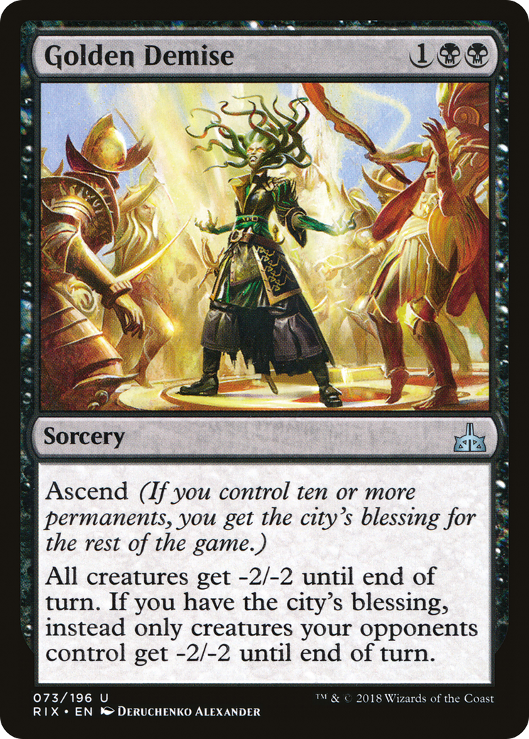 Golden Demise (RIX-073) - Rivals of Ixalan Foil