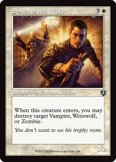 Slayer of the Wicked (Retro Frame) (INR-348) - Innistrad Remastered