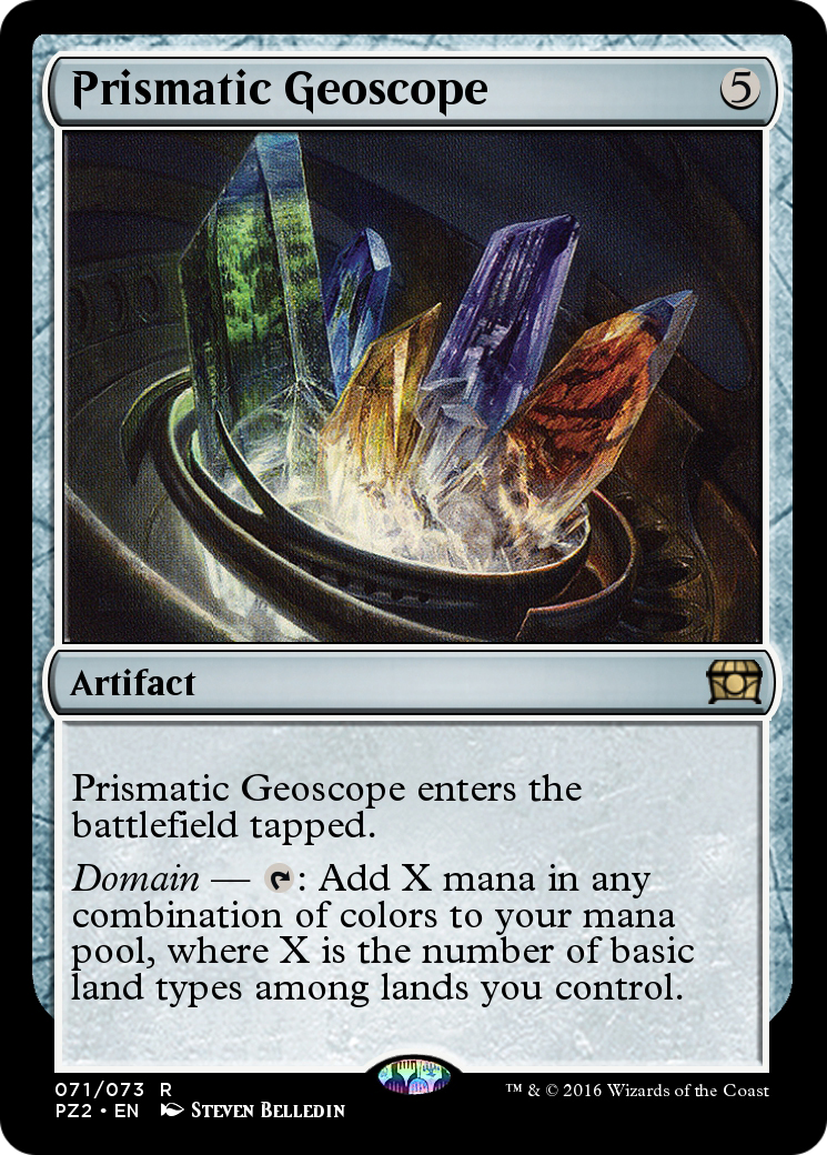 Prismatic Geoscope (PZ2-071) - Treasure Chest Foil